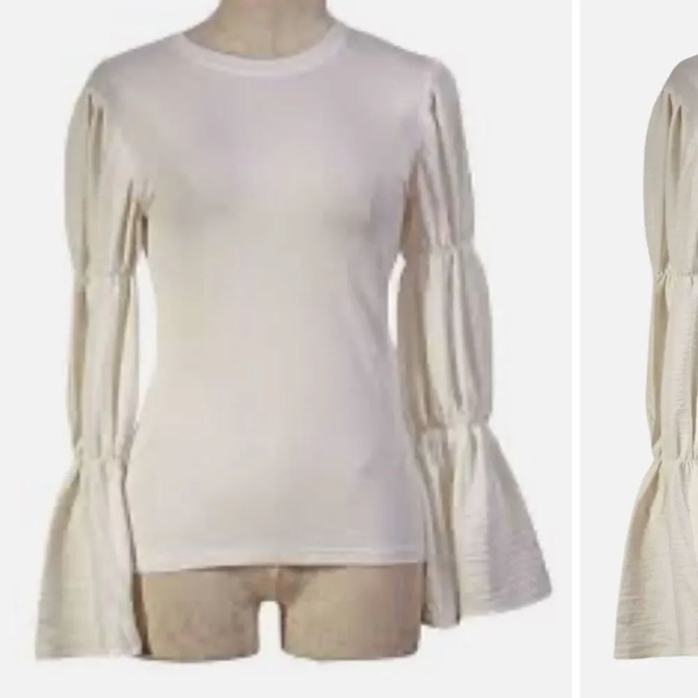 PATRIZIA LUCA BELL SLEEVE DETAIL TOP S